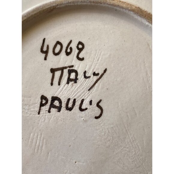 Flat Cup & Saucer Set with hand painted Flowers - Picture 10 of 12